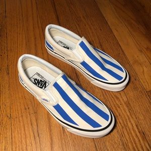 UO Vans Anaheim Factory 98 DX Striped Slip-On